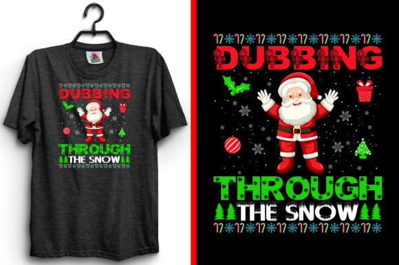 Dubbing Through Christmas T-Shirt Design