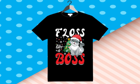 Floss Like a Boss Christmas Cat T-Shirt Review