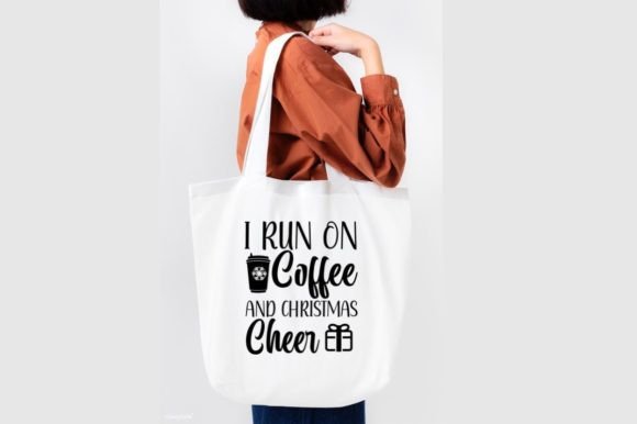 I RUN on COFFEE & CHRISTMAS CHEER: Graphics & T-Shirt
