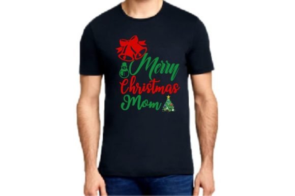 Merry Christmas Mom SVG: Graphics & T-Shirt Designs