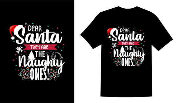 Merry Christmas T Shirt Design 04 Graphics & Templates