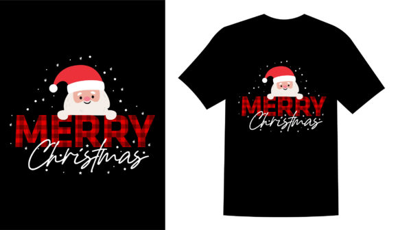 Merry Christmas T Shirt Design 08 Graphics & Graphic Templates