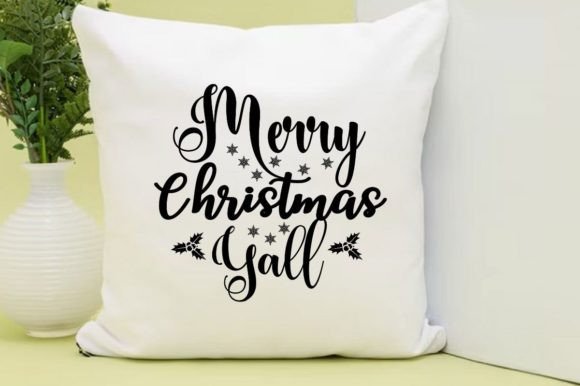 MERRY CHRISTMAS YALL SVG Graphics for T-Shirt Designs