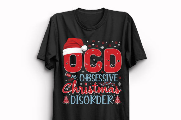 New Christmas T-Shirt Design 132: Graphics & Print Templates