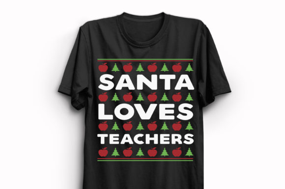 New Christmas T-Shirt Design 64: Graphics & Print Templates