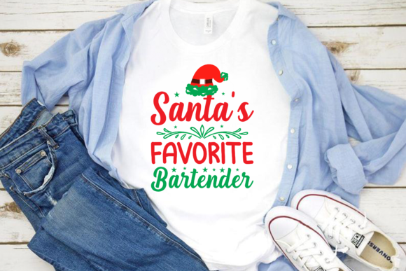 Santa s Bartender Christmas T-Shirt: Graphics & Print Templates Reviewed
